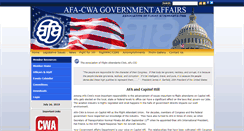 Desktop Screenshot of legislative.afacwa.org